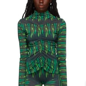 Avavav Mesh Mockneck